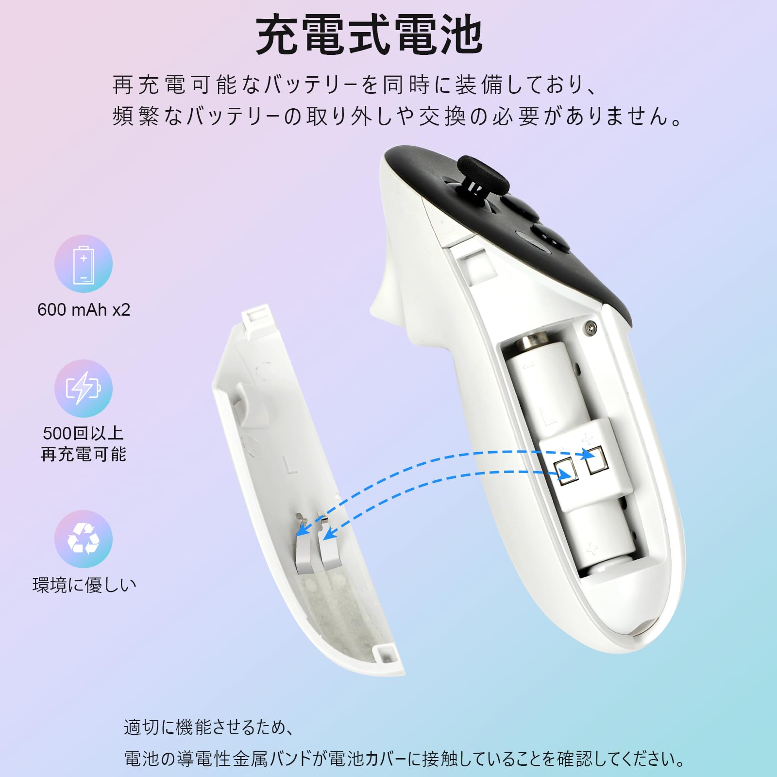 Growalleter Meta Quest 3S/3 対応 充電ドック メタクエスト3S/3用