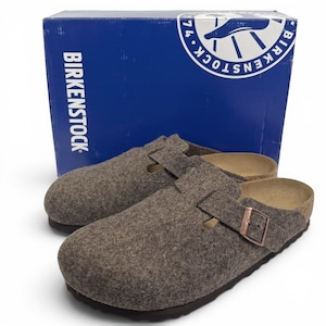 【新品未使用】BIRKENSTOCK Boston BS ウール フェルト サンダル Cocoa ブラウン 43/28cm REGULAR ビルケンシュトック ボストン