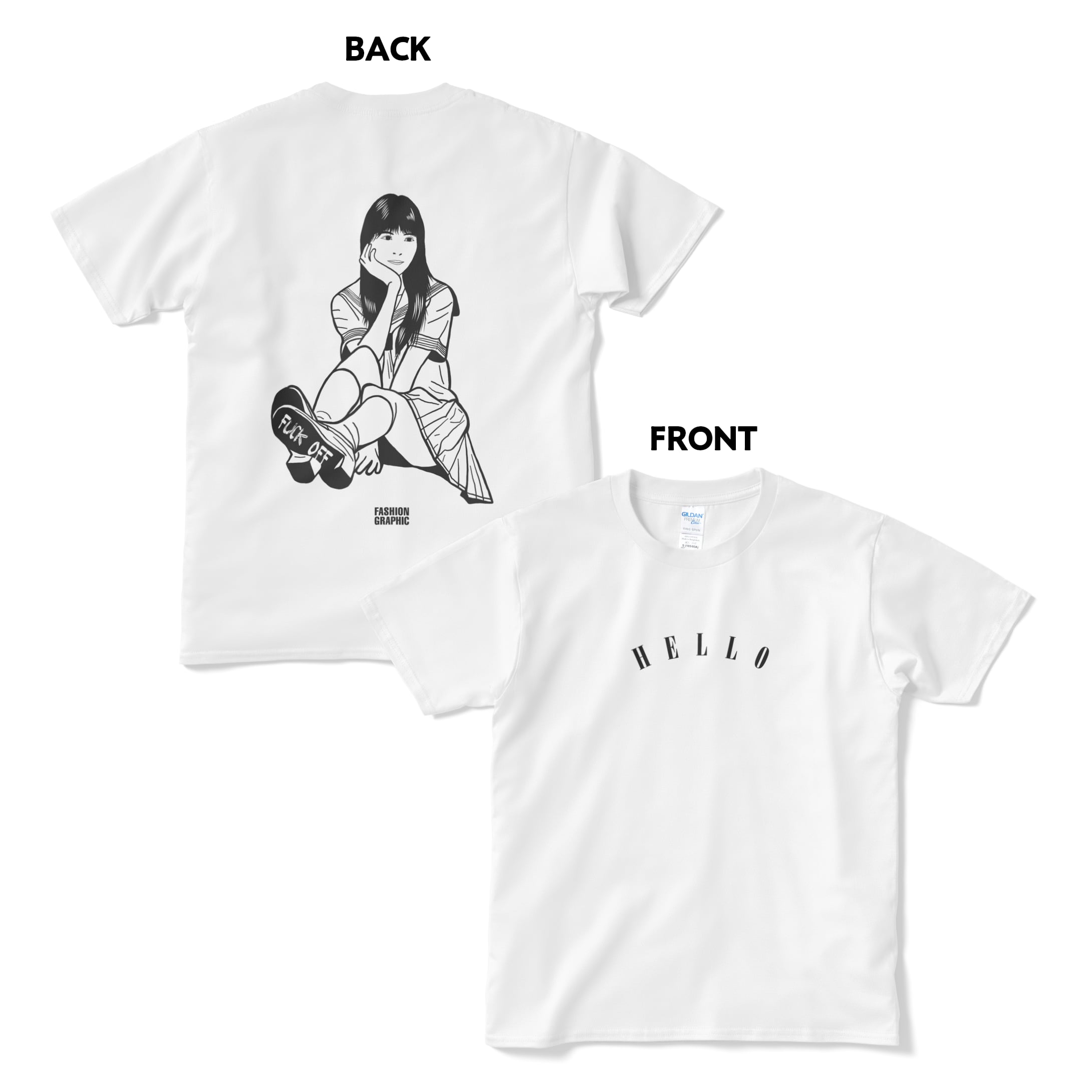 Fg Tシャツ 本音 色違い有 両面印刷 グラフィックファッションアイテム専門店ecobad エコバド