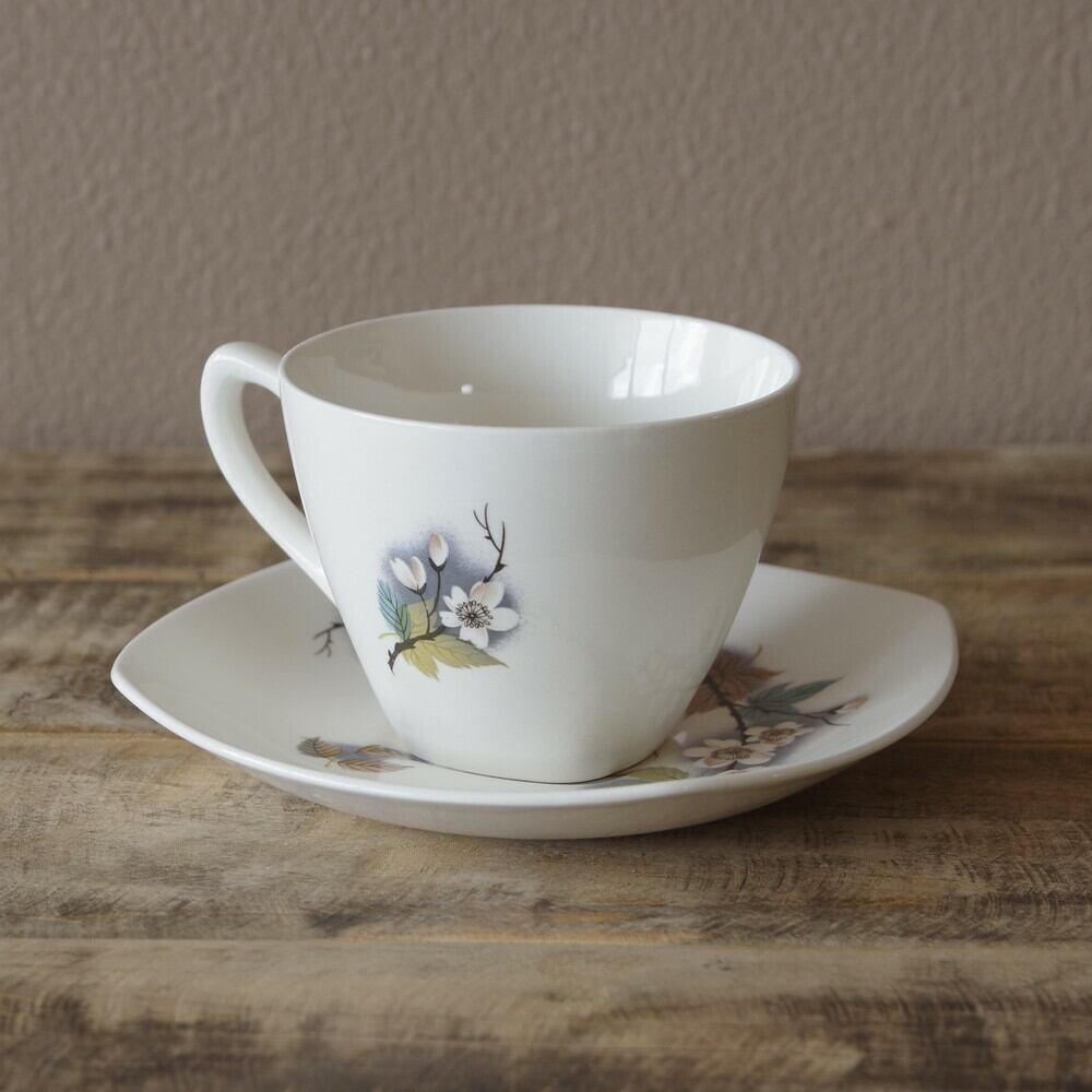 イギリス ヴィンテージ食器 Midwinter 桜 花柄 コーヒーカップ