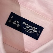 Makers Shirt 鎌倉 225 Liberty メーカーズシャツ BD ボタンダウン 長袖シャツ ドレスシャツ 41-85 /うすピンク メンズ