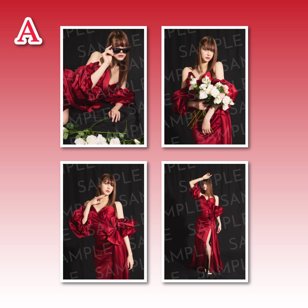 アンジェラ芽衣 生誕記念】ブロマイド4種1セット（×3パターン