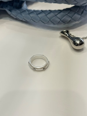 【予約】pearl zirconia ring