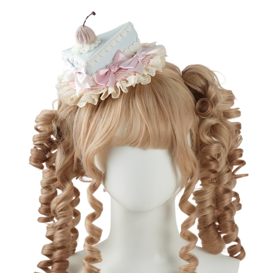 ロリータファッション ゆめかわいい量産型 三角ケーキフラットハット
