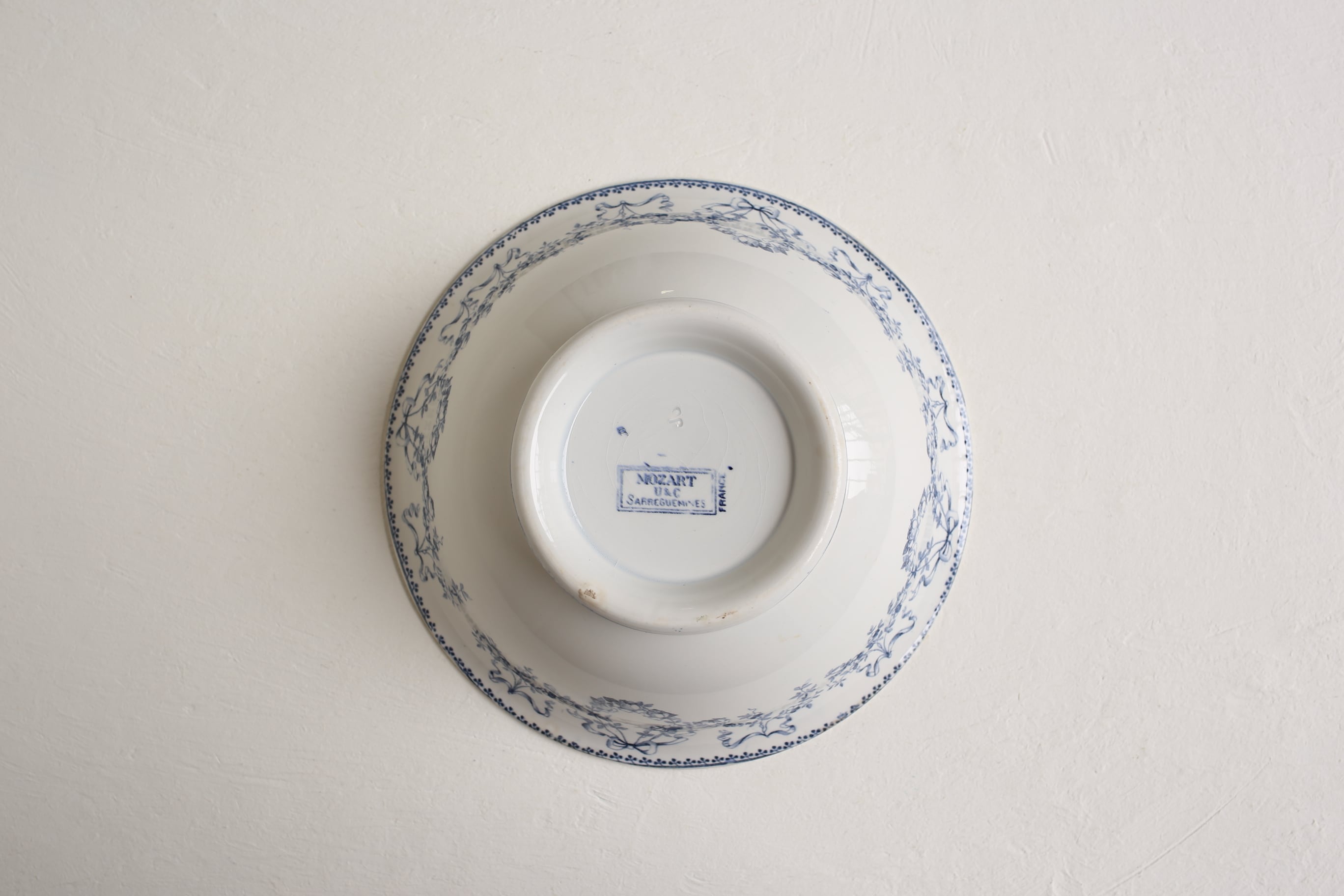 フランス アンティーク U＆C SARREGUEMINES サルグミンヌ 『MOZART