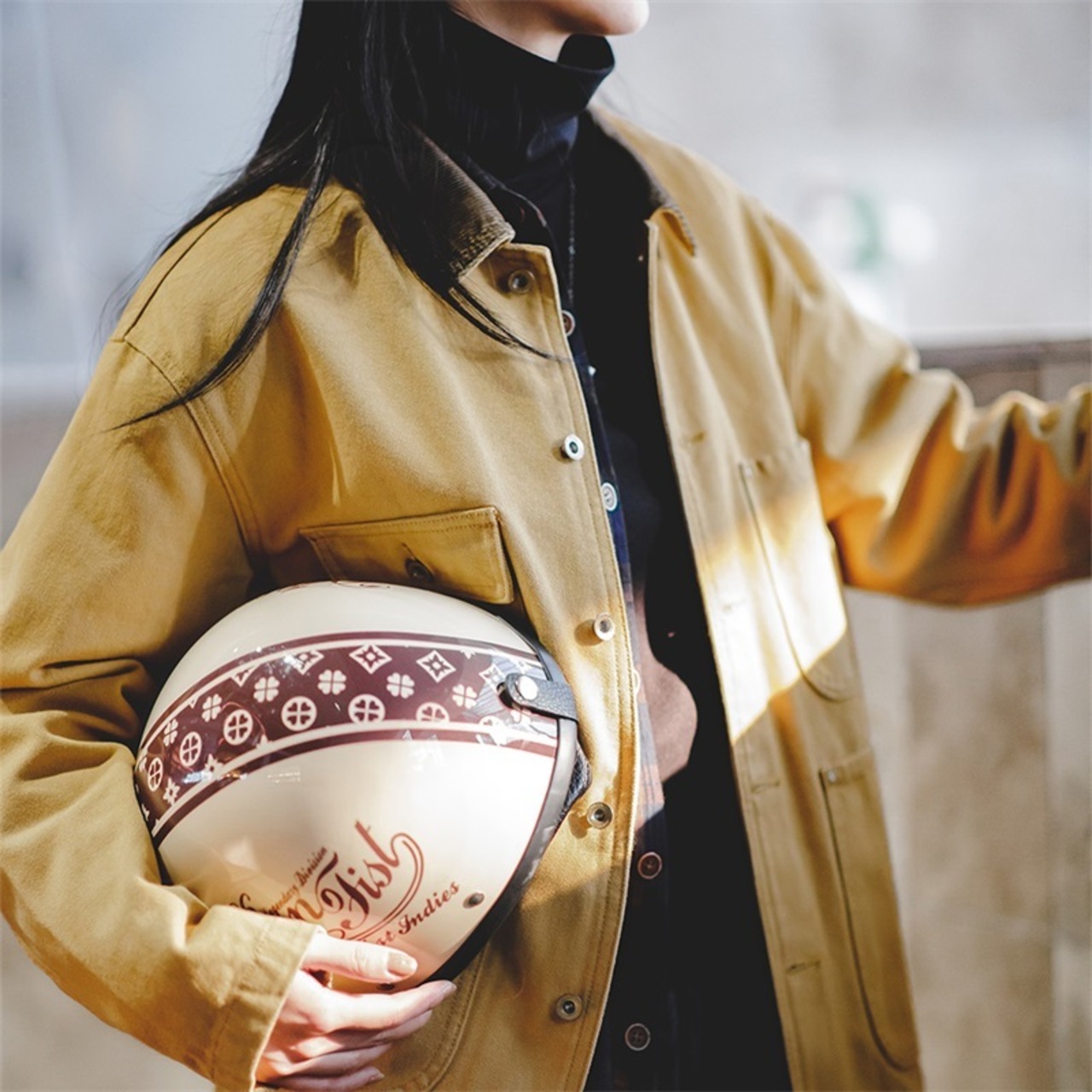 【UNISEX】 Retro Cotton Canvas Jacket / ユニセックス レトロ キャンバス ジャケット