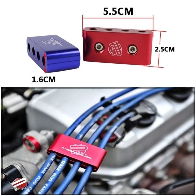 新作 アルミ合金スパークプラグ電線クランプセパレーターライン