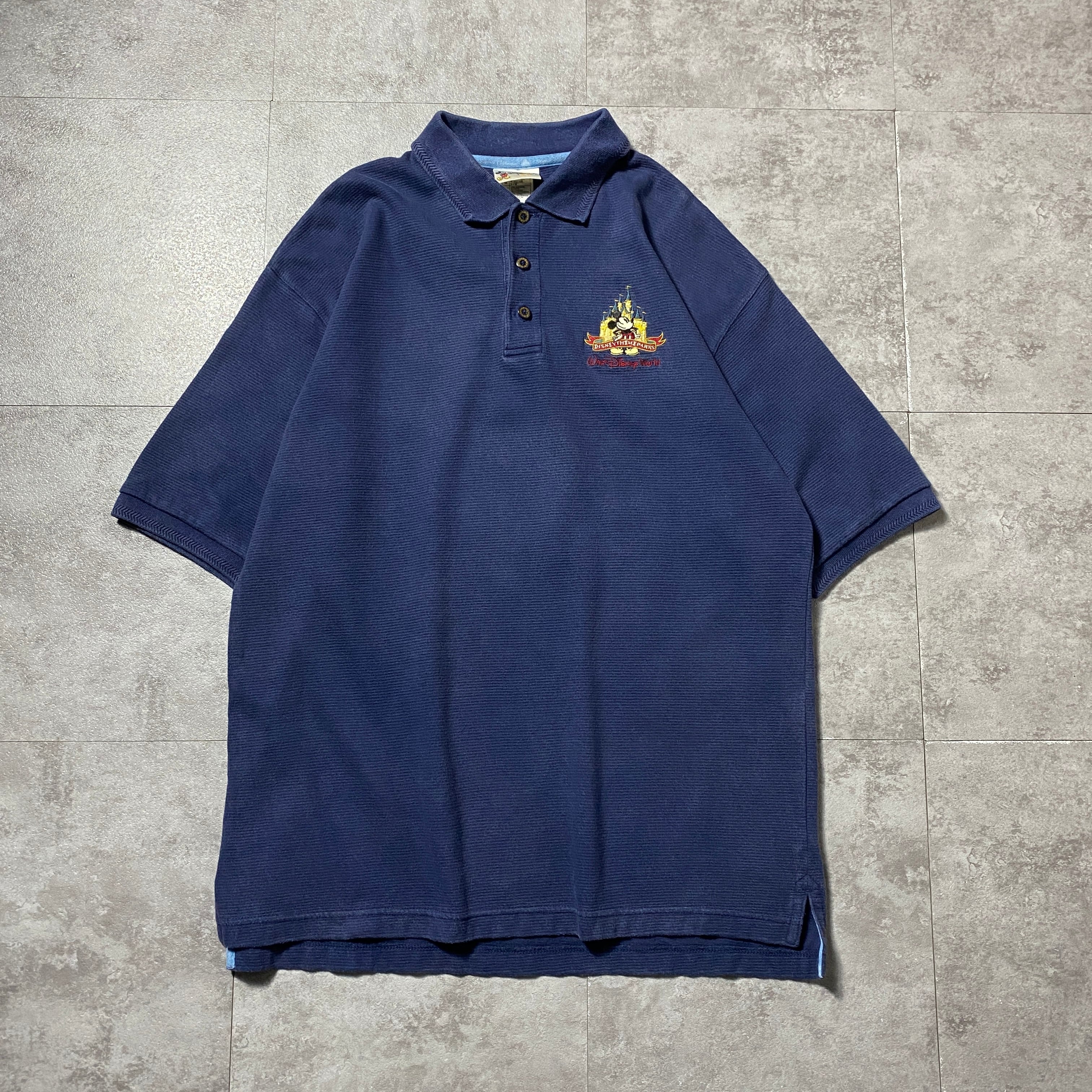 DISNEY ディズニー ヴィンテージ ボーリングシャツ PETE ピート 刺繍 90's-00's old Disney オールドディズニー 刺繍ワンポイント ミッキー