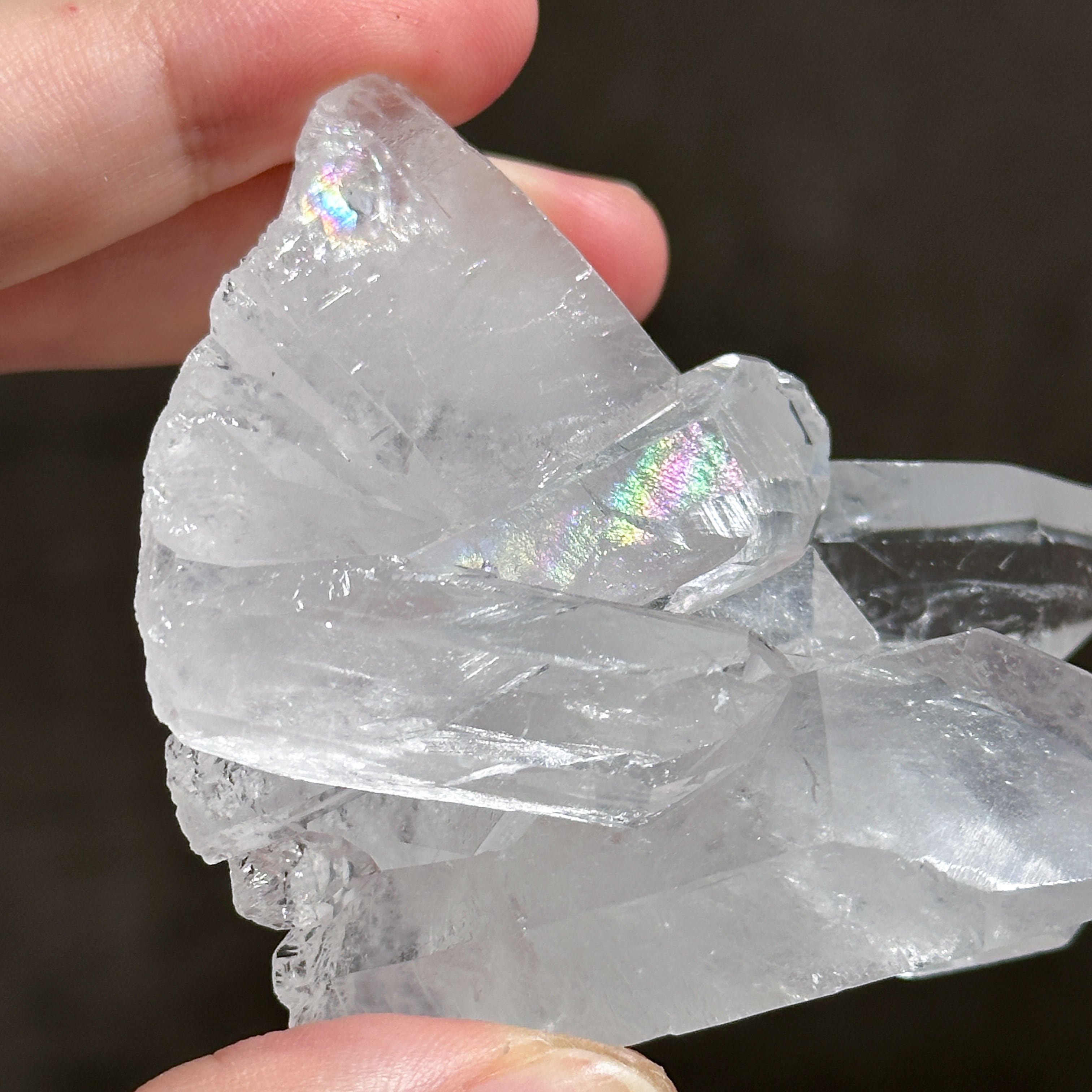 虹◎トマスゴンザカ産水晶クリアクォーツ クラスター02◇ Clear Quartz