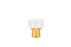 36-5630　[職人匠の技シリーズ] 純金箔工芸 冷酒グラス 貫入純金箔貼 台金 Gold Leaf SAKE Cup
