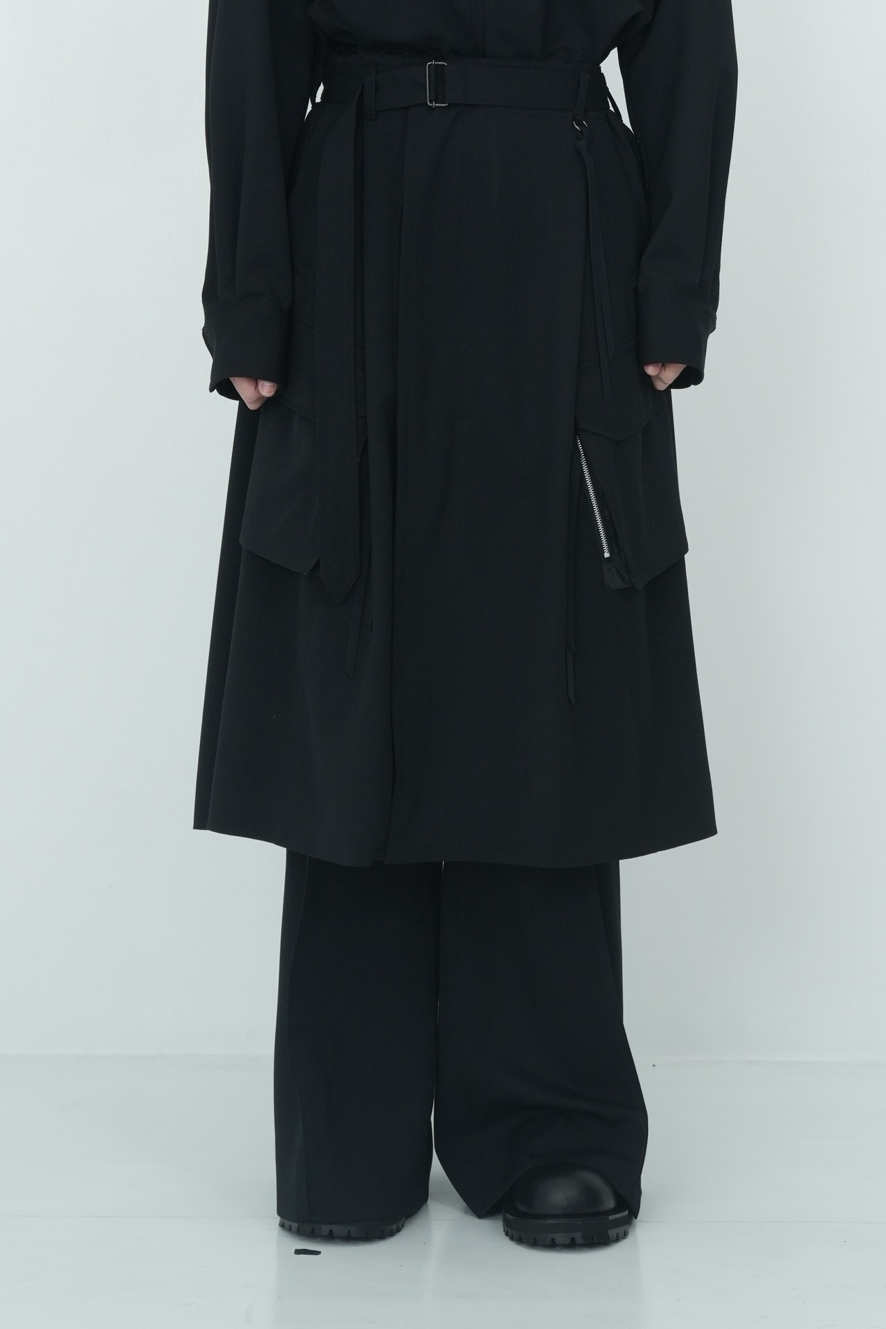 【26AW | MEN】Tamme タム / SOUTIEN COLLAR COMBAT SKIRT / スカート  26A0370 - 1