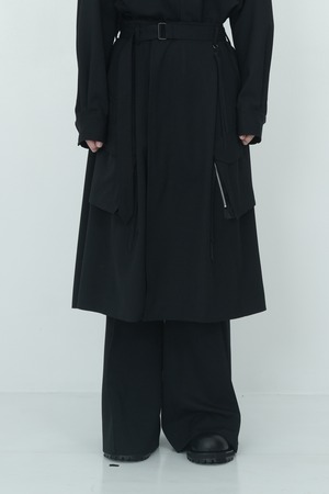 【26AW | MEN】Tamme タム / SOUTIEN COLLAR COMBAT SKIRT / スカート  26A0370