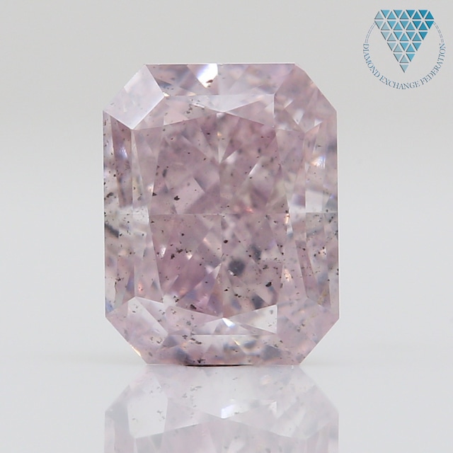 0.32 ct FANCY PURPLISH PINK I1 RADIANT GIA 天然  ダイヤモンド ルース