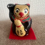 ひょうたん厄除け福招き猫　三浦土人形作家　村井タカさん作