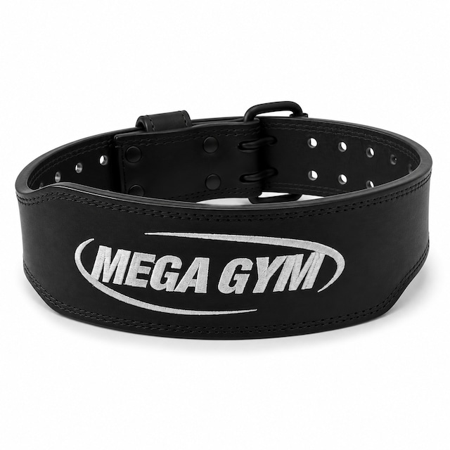 MEGA GYM レザーベルト（ユニセックス）
