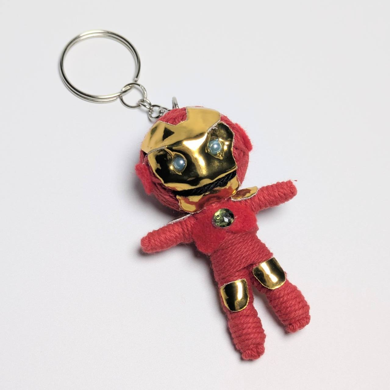 【 Iron Man ( アイアンマン )】 Voodoo doll KeyHolder / ブードゥー人形 / 身代わり人形 /お守り人形 〚アメリカン雑貨 アメトイ〛