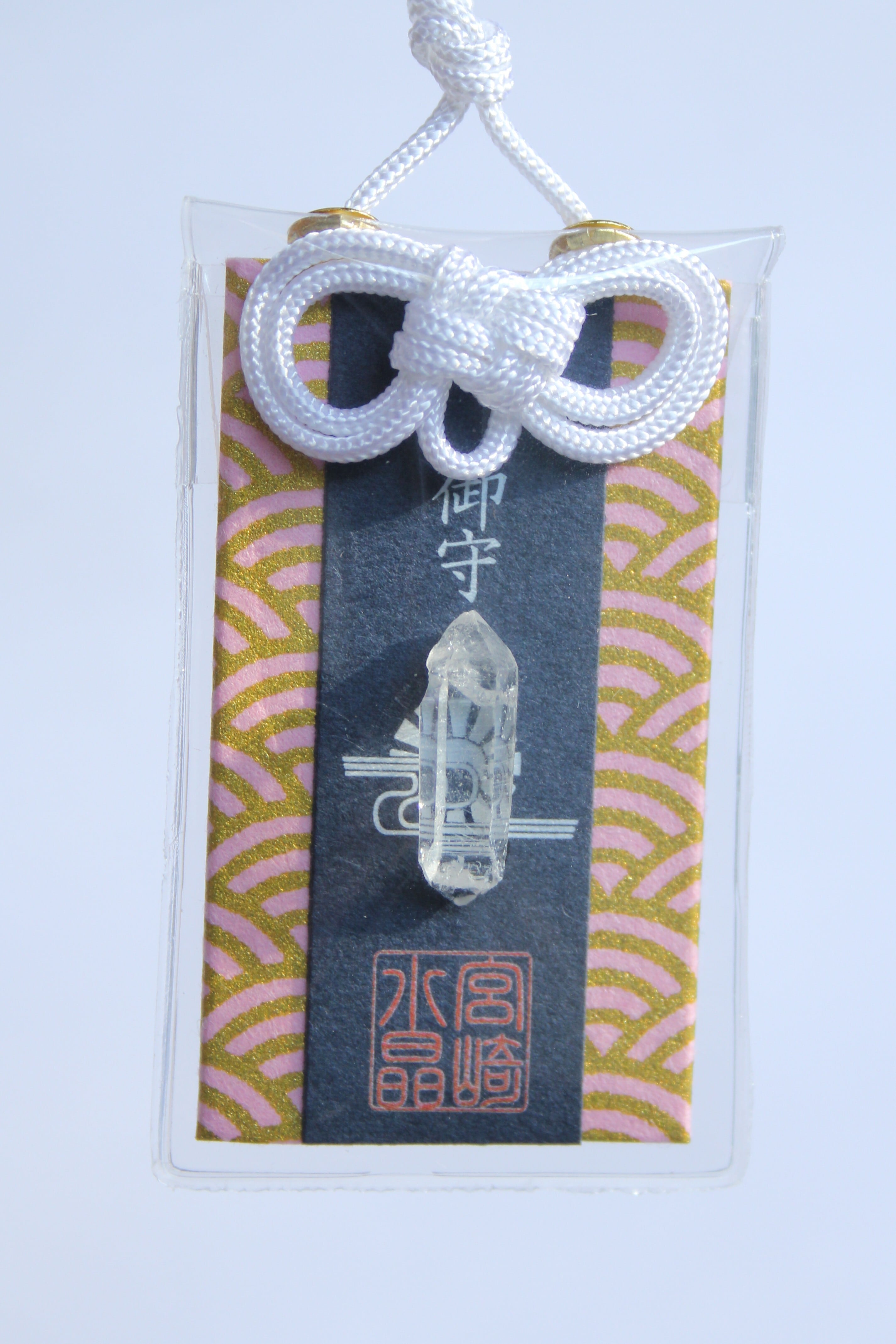 御守 宮崎水晶 雪消月