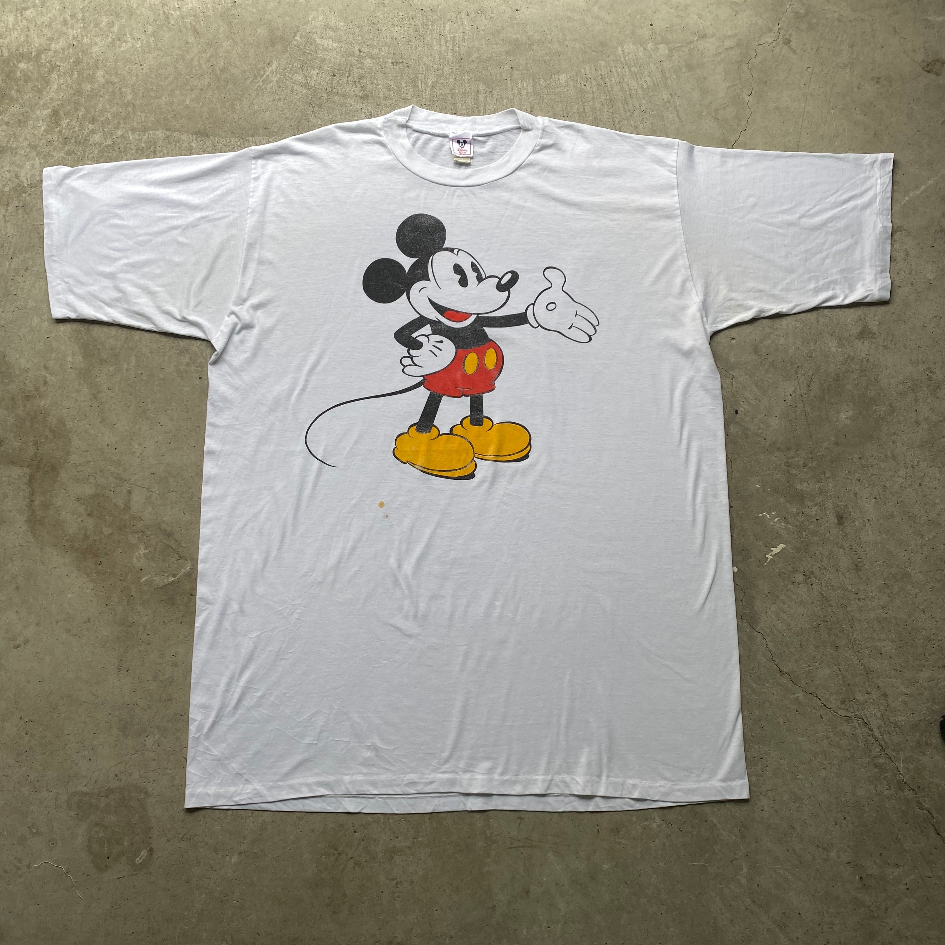 ビッグサイズ 80年代 DISNEY WEAR ディズニー MICKEY MOUSE ミッキー