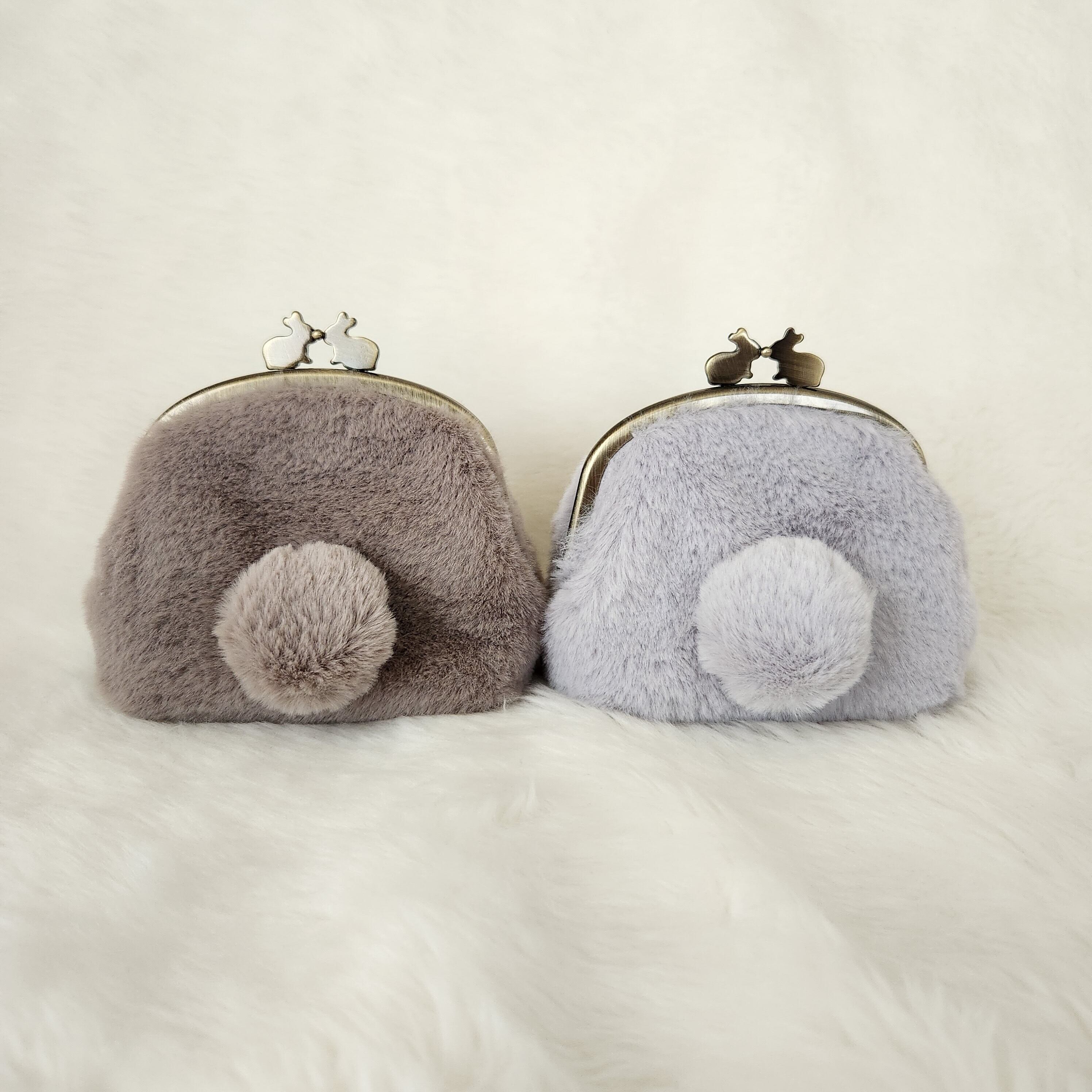 うさぎのおしりがま口