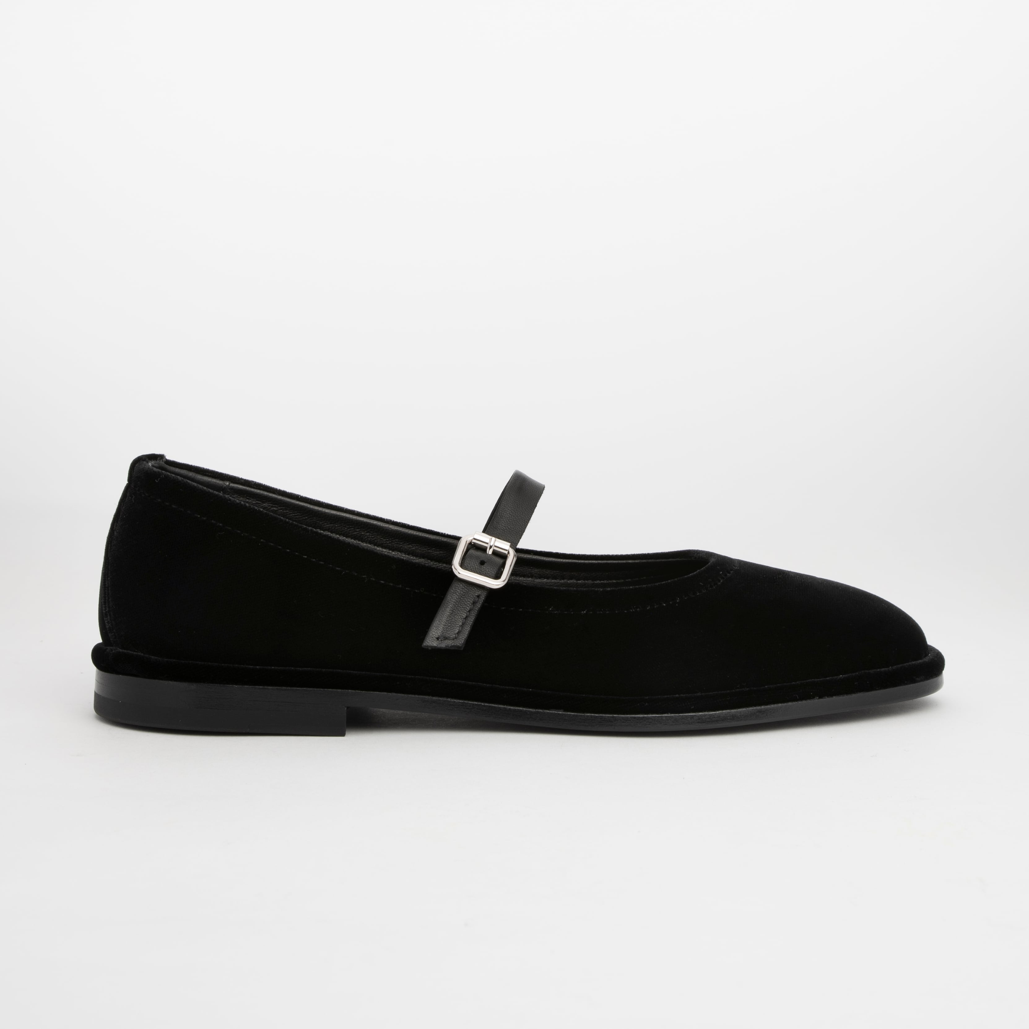 PIERRE HARDY TRISH BALLERINA SHOES BLACK VELVET