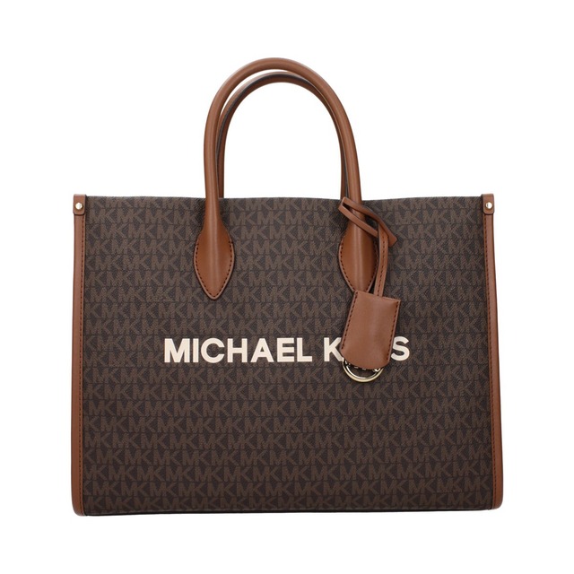 MICHAEL KORS マイケルコース レディース ハンドバッグ ファブリック ブラウン