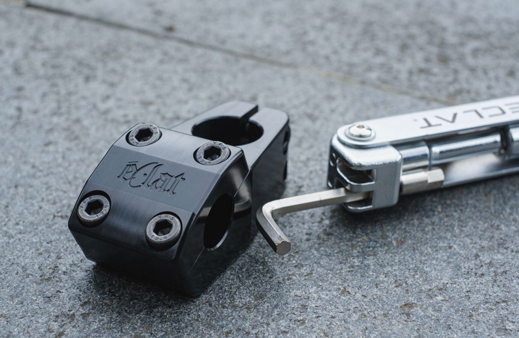 Eclat 1023 STEM 48mm Black/Silver/Hard Anodized | bmxshop