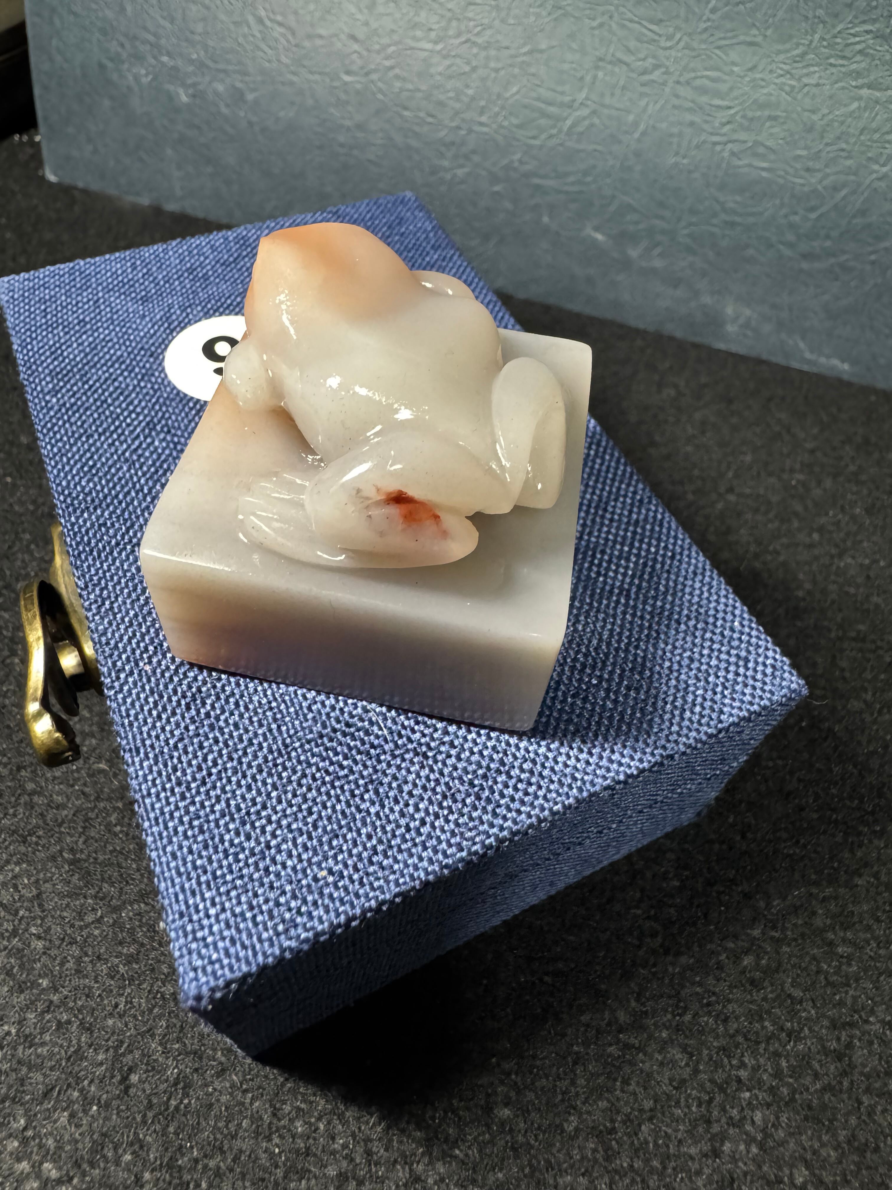 ラオス印材⑨ 青蛙33×33×30㎜ お得‼️ | 篆刻 松尾碩甫商店