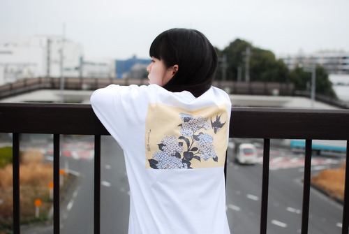 【UNISEX】葛飾北斎 AJISAI Longsleeve T-shirt