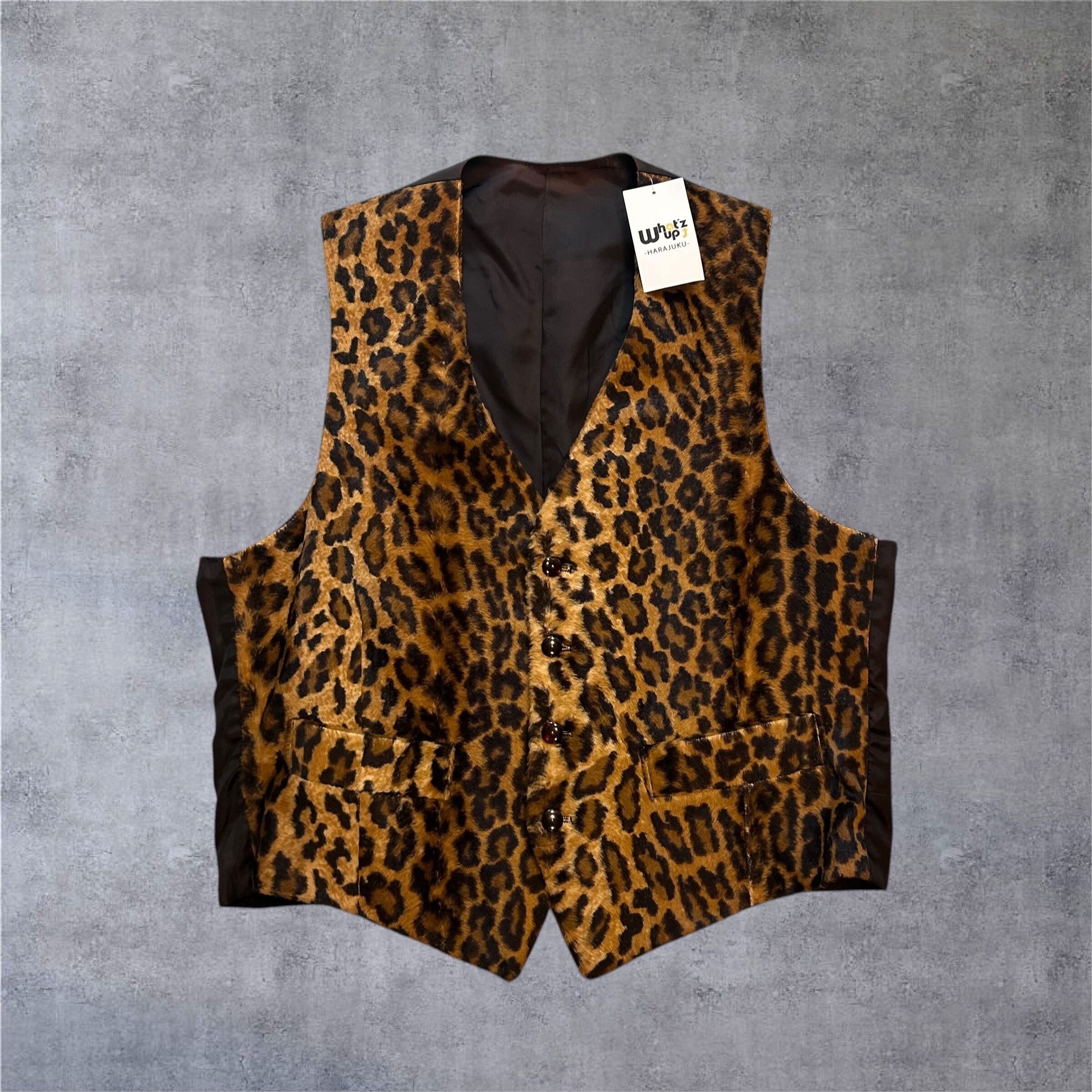 1980s BERGDORF GOOD NAN Leopard Vest【高円寺店】