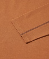 CONTRAST WONDER LONG SLEEVE T-SHIRT_ORANGE