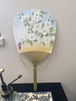 MU174　丸亀うちわ　花うちわ　花水木「片桐嘉正（ 雅号　嘉陽）作画」Marugame Uchiwa Fan Flower Uchiwa Fan Flowering Dogwood ‘Illustrated by Katagiri Yoshimasa