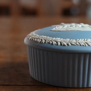 WEDG WOOD Accessory Case/ ウエッジウッド アクセサリーケース〈 小物入れ・ピルケース・収納・アンティーク・ヴィンテージ 〉114542