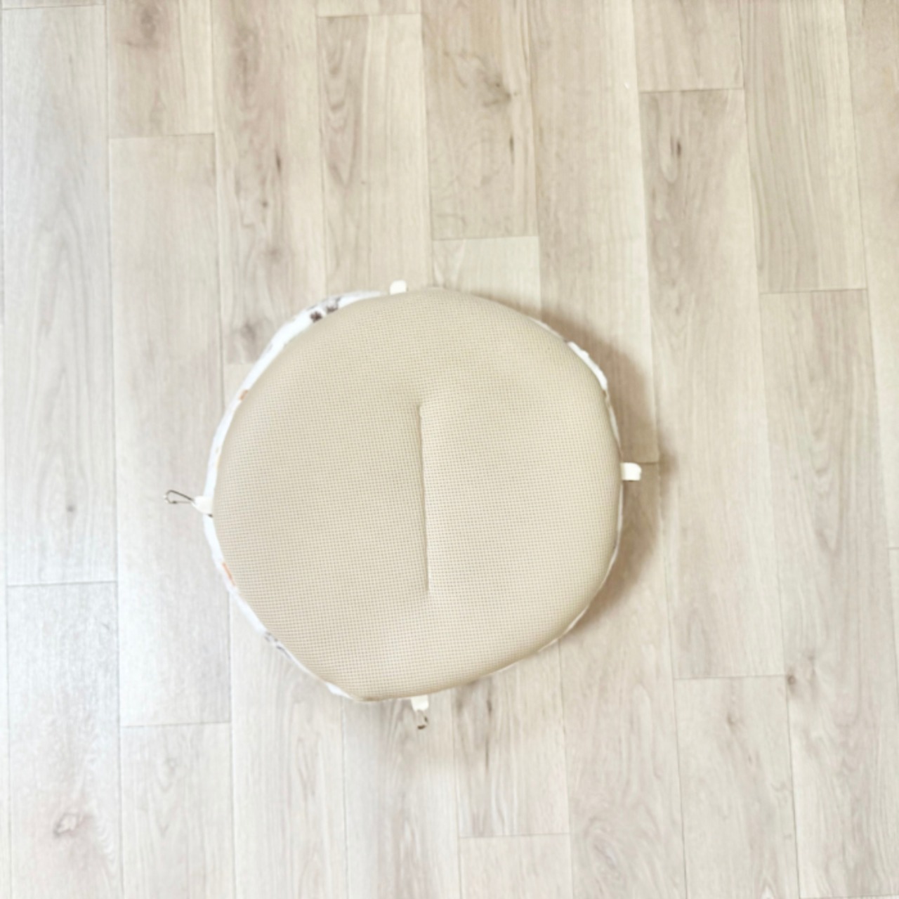 ※開封未使用品【サークルに取り付けられる！あったかタコツボベッド！（Mサイズ）(ホワイト)】イタズラ防止に！丸洗いOK！