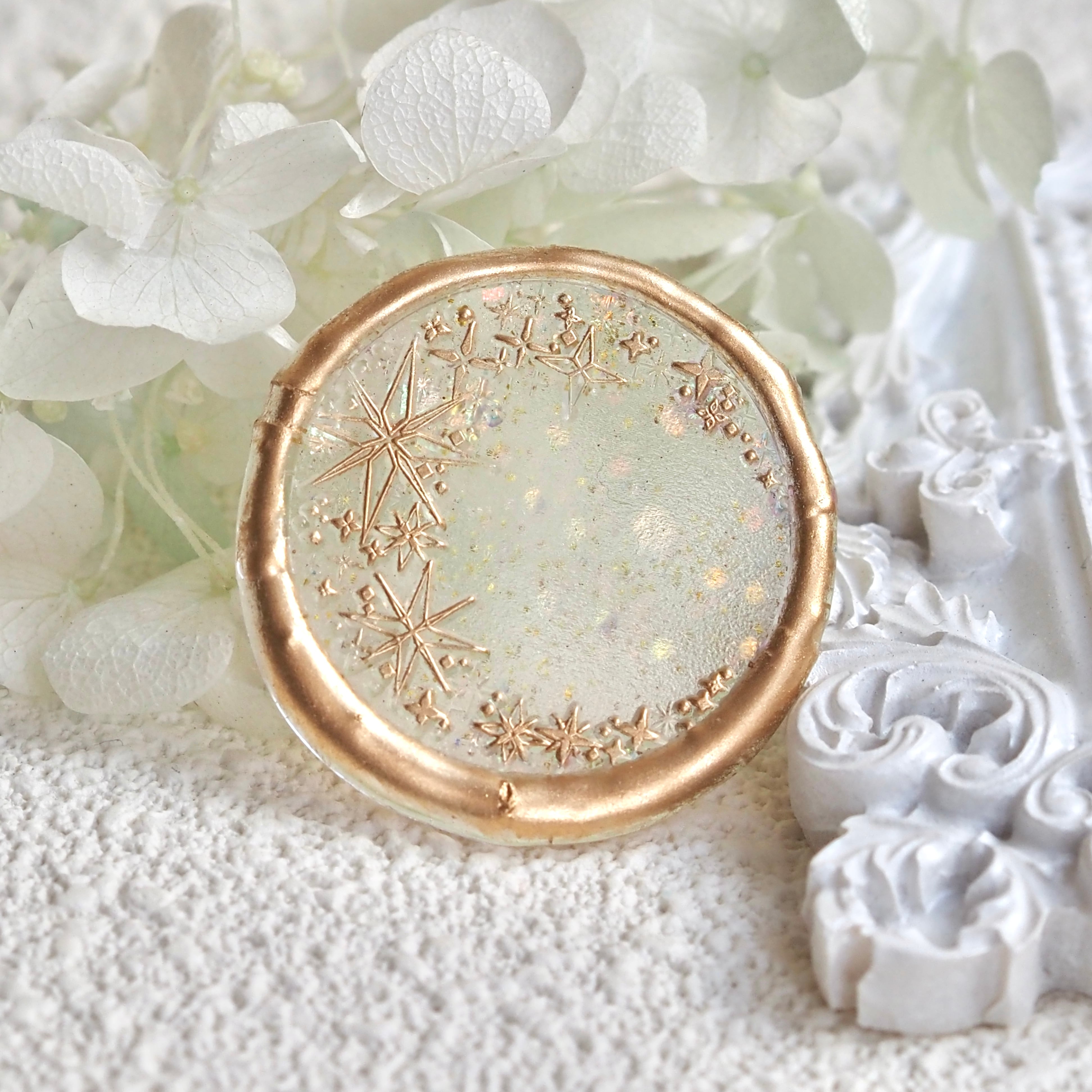 星が集う月 Lunar Constellation 25mm・シーリングスタンプ