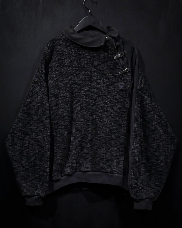 【WEAPON VINTAGE】Sweat × Knit Swiching Vintage Loose Pullover