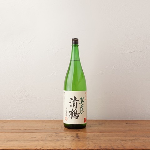 〈清鶴酒造〉清鶴 純米酒ひやおろし(1800ml)