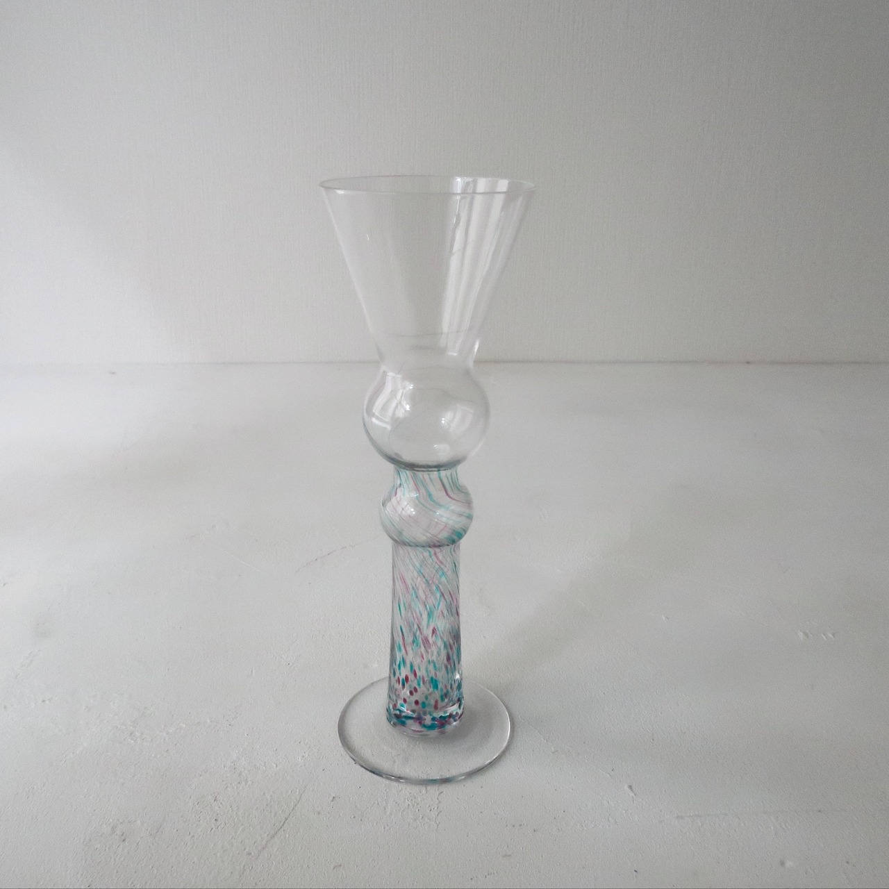 積み木のようなマーブル花瓶