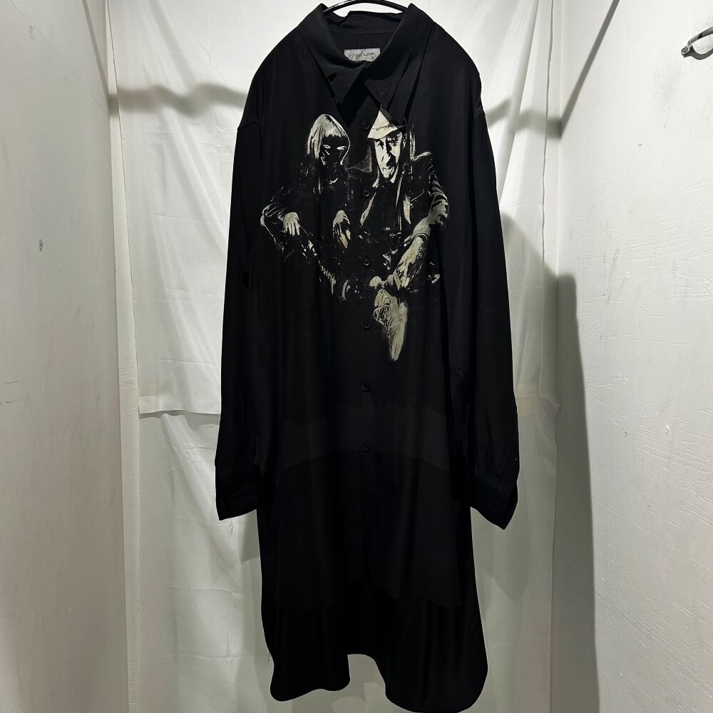 yohji yamamoto pour homme2022ss 半袖シルクシャツ yohji yamamoto pour homme シルクシャツ
