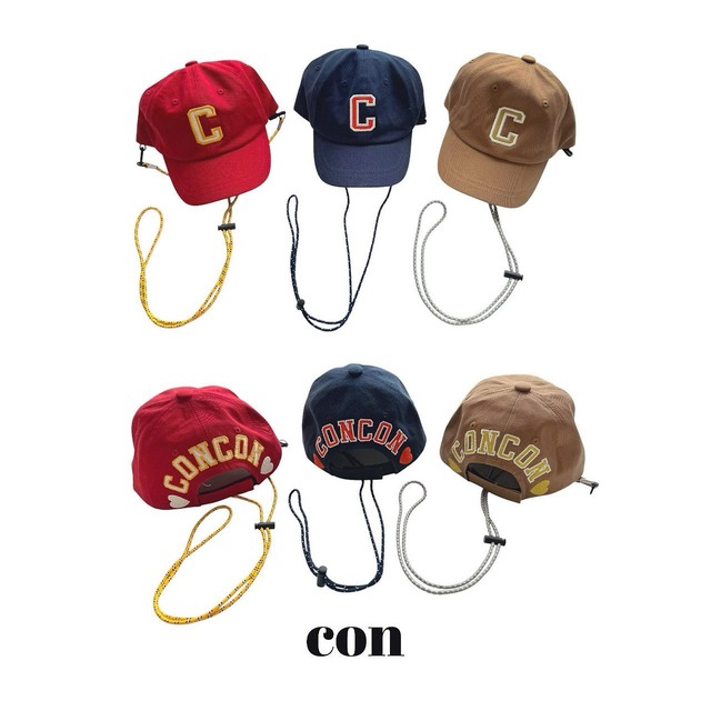【取寄】con｜con ball cap｜コーンキャップ｜FREE｜toddler｜26 autumn