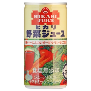 30本　有機野菜使用・野菜ジュース無塩 １９０ｇ　ヒカリ