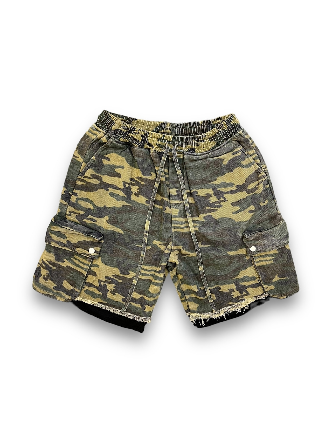 【PLANET STUDIO】camouflage mesh half pants