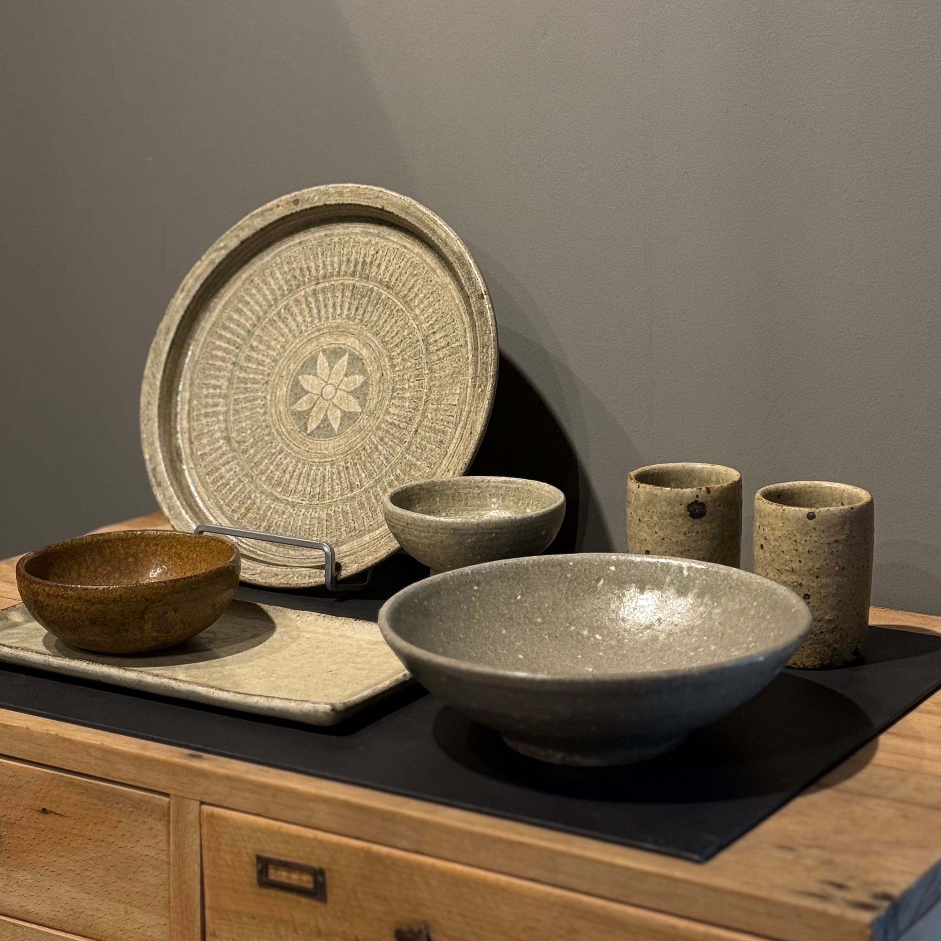 叶谷真一郎 7.5寸鍔皿 三島 | gallery 一白