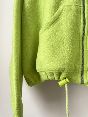 Light green fleece hoodie
