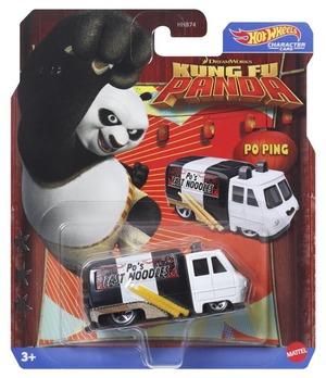 ホットウィール キャラクターカーズ 2024 ベスト・オブ・ミックス Ver.2 カンフー・パンダ ダイキャスト ミニカー 未開封