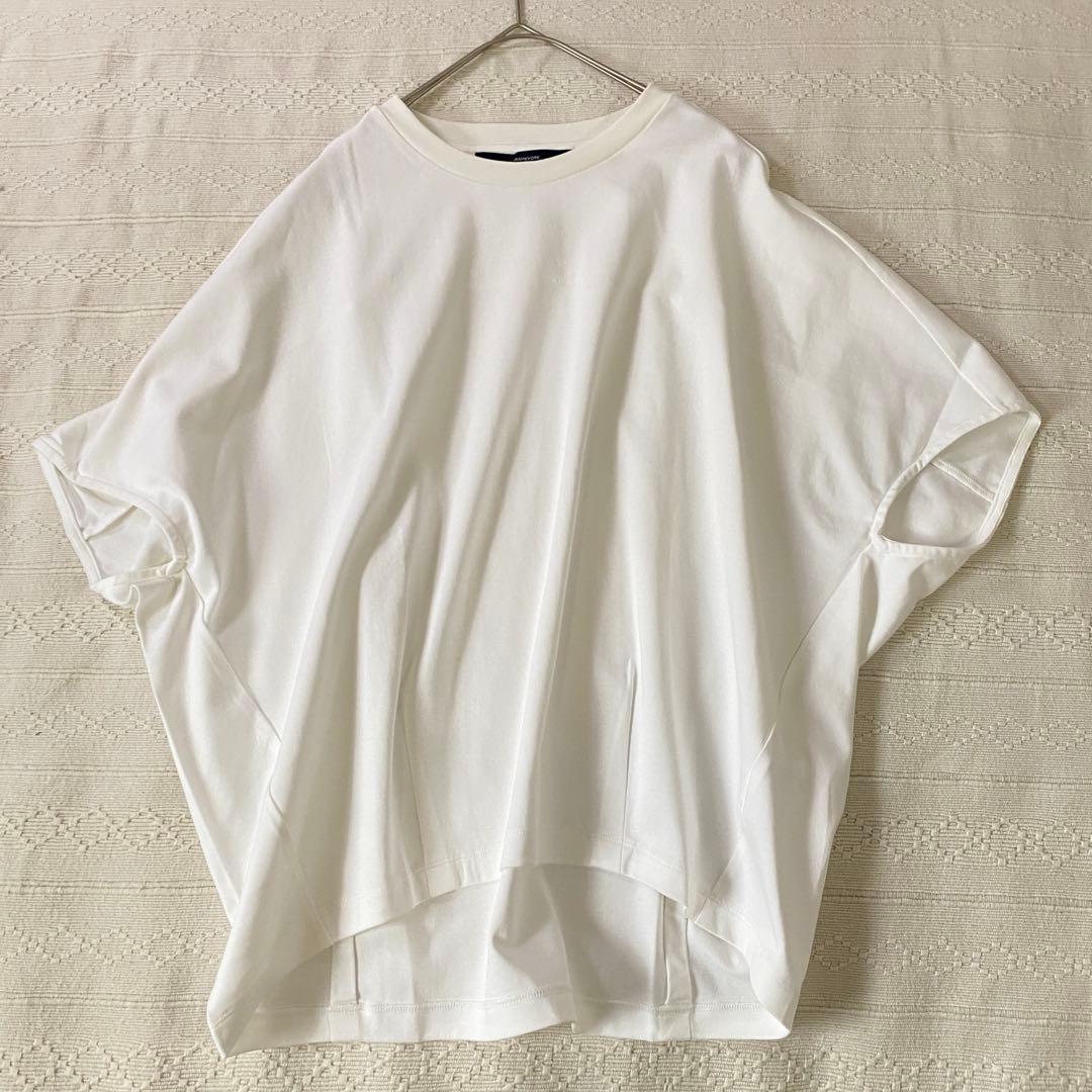 A03】即納 FRAMeWORK Tシャツ スムースコクーンプルオーバー ホワイト
