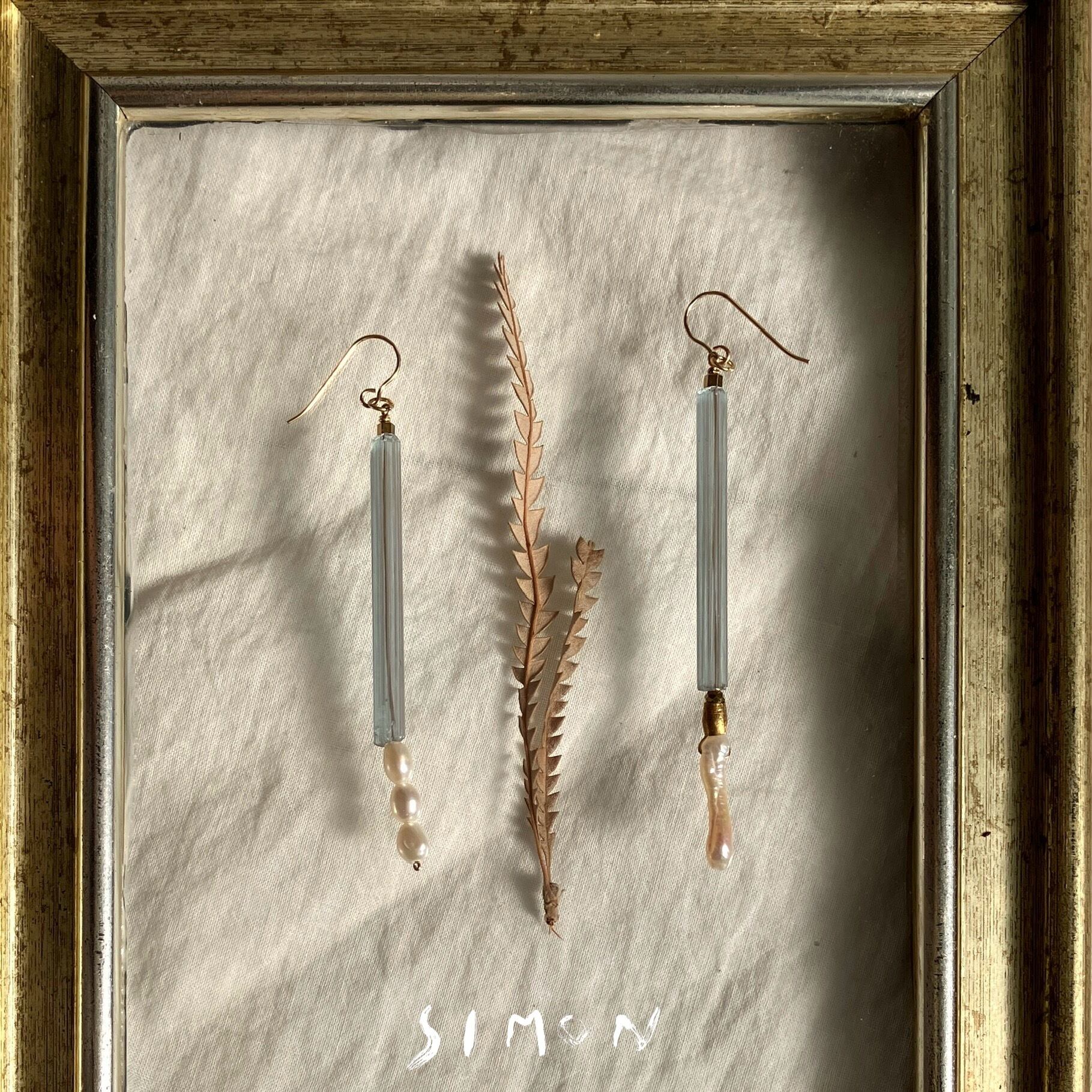 Straw candy ストローキャンディー K14gfピアス イヤリング金具等