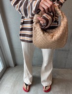 【25aw】Silky Stripe T-shirts_3colors