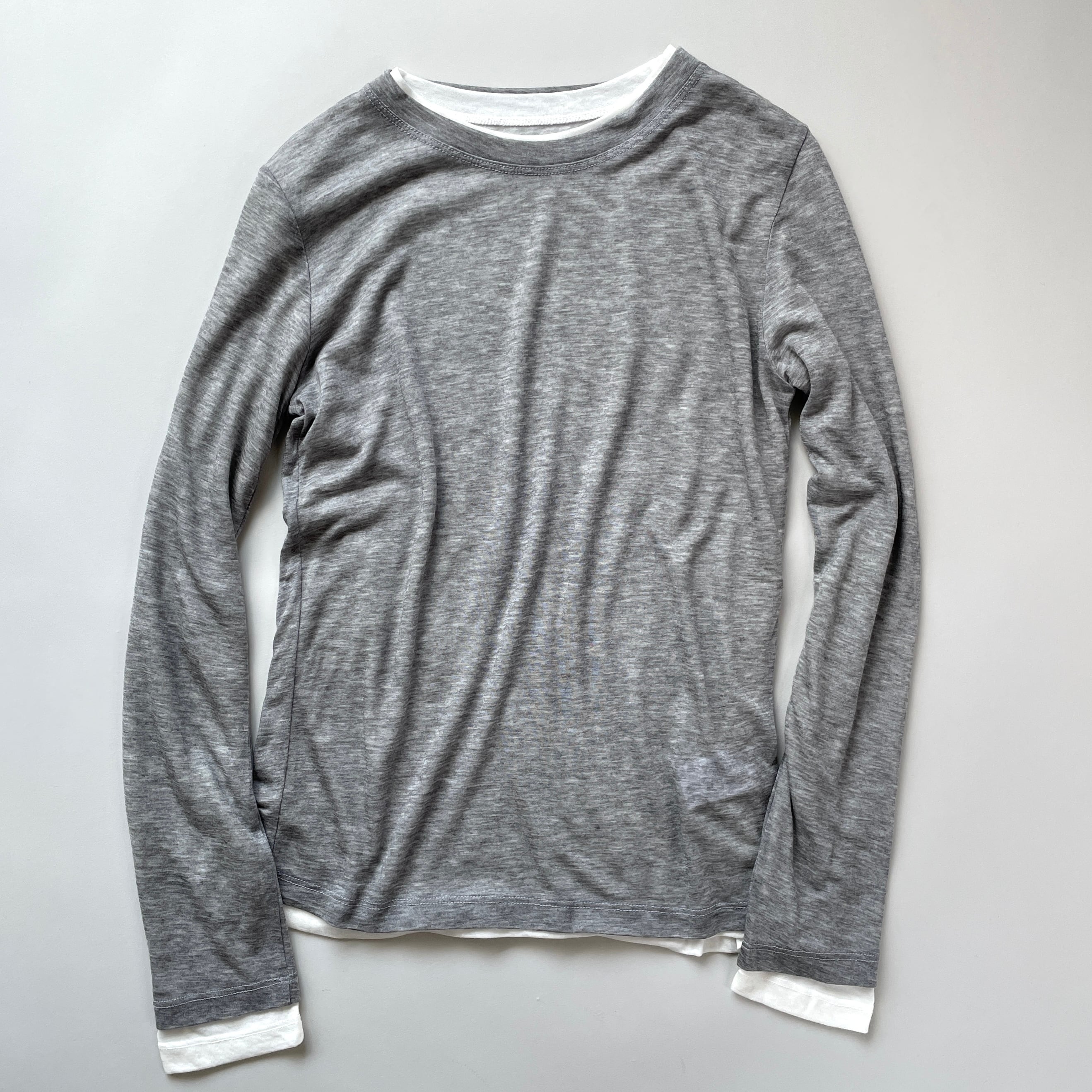 レイヤードセットプルオーバー ブラック ＜Galon de OHAO＞ | 3e