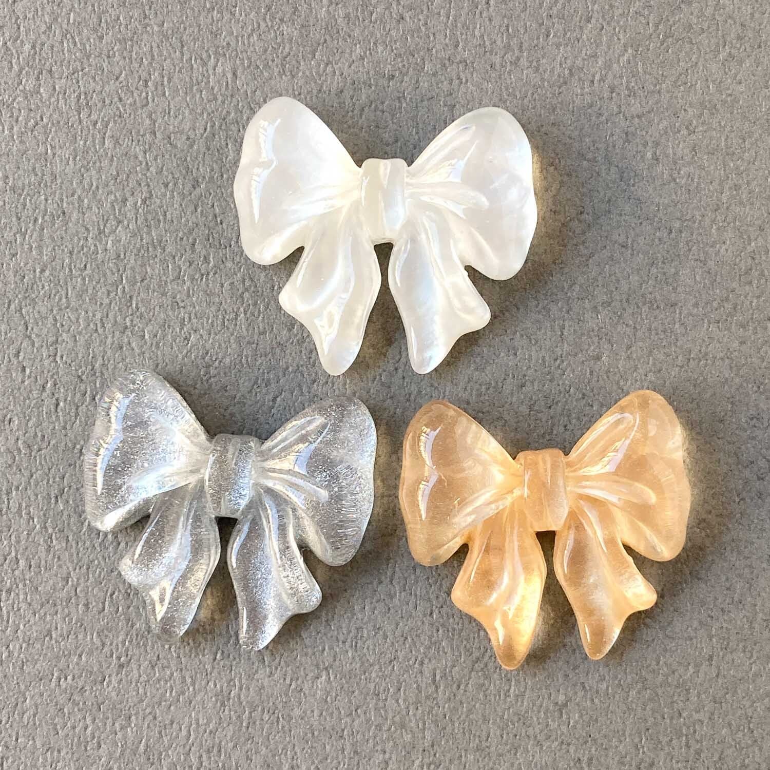 シフォン風リボンのデコパーツ | Dua-アクセサリーパーツショップ