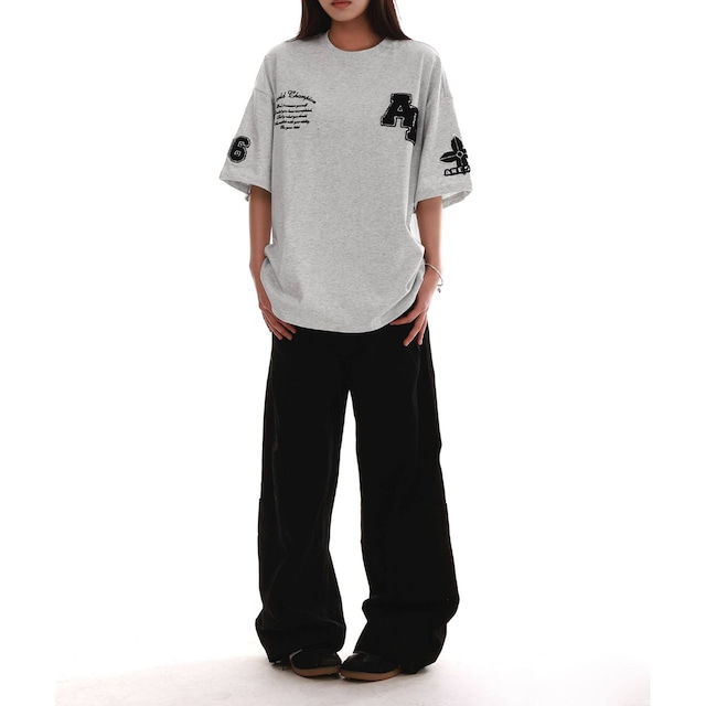 バックロゴストリートグラフィックTシャツ 4col   R02246
